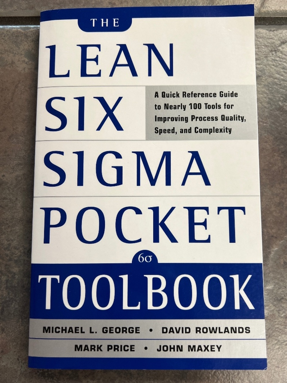 The Lean Six Sigma Pocket Toolbook